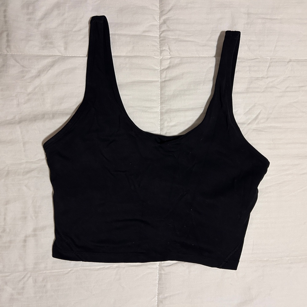 Black Women’s Align Crop Top